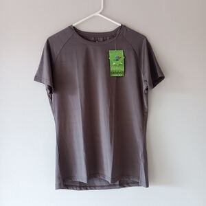 New Urban Outdoor Fashion Wear Short-Sleeve Performance T-Shirt Dark Gray Large